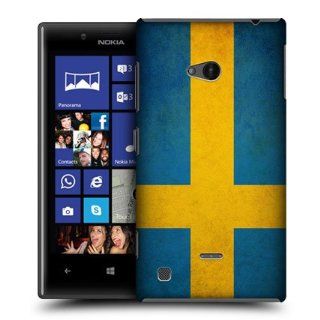 Head Case Designs Sweden Swedish Vintage Flags Hard Back Case Cover for Nokia Lumia 720 Cell Phones & Accessories