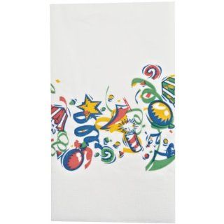 Dinex DXHS701DN01 Paper Celebration Design 2 Ply Dinner Napkin with 1/8 Fold and Coin Edge Embossed, 17" Length x 15" Width (Pack of 100)