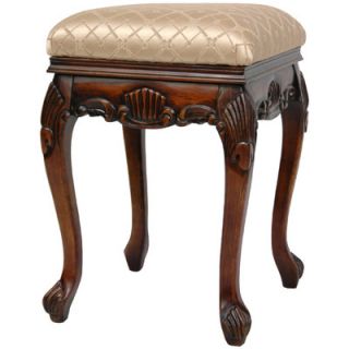 Oriental Furniture Queen Victoria Parlor Stool