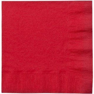 Party Dimensions 74023 Solid Red Luncheon Napkin   720 Per Case Kitchen & Dining