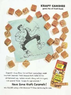 Li'l Abner for Kraft Caramels candy ad 1959 Entertainment Collectibles