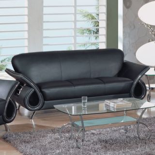 Global Furniture USA Clark Leather Sofa