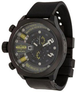 Welder by U Boat K38 Oversize Chronograph Black Ion Plated Steel Mens Watch K38 702 Watches