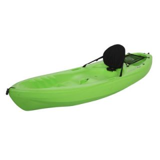 Pelican Solo Boat with Paddle, Flag and Seatback in Yellow