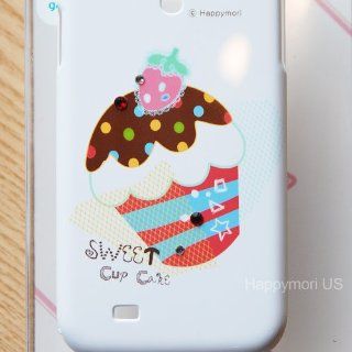 Happymori Fun 'Cupcake Chocolate Icing with Strawberry' Hard Type Cute Cell Phone Case for Galaxy S3 i9300 Cell Phones & Accessories