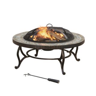 Pleasant Hearth Outdoor Natural Slate Fire Pit