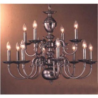 Classic Lighting Williamsburg 12 Light Chandelier