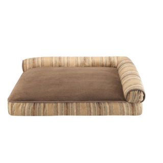 Soft Touch Right Angle Lounger Bolster Dog Bed