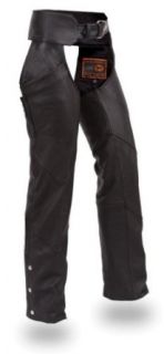 House of Harley First Classics Women's Leather Chaps. Fully Lined. FIL704CFD Clothing