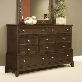 kathy ireland Home by Vaughan Jackson Square 7 Drawer Dresser
