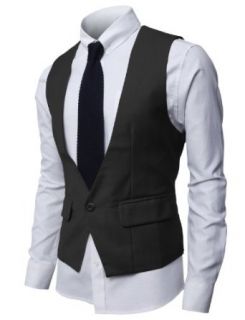 H2H Men's Formal Business Suit Vest at  Mens Clothing store