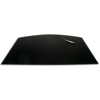 Dacasso 1000 Series Classic Leather 34 x 24 Arched Desk Mat in Black