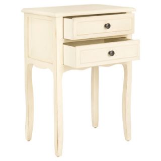 Safavieh Lori Nightstand in Antique White