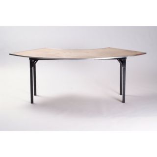 Original Series Plywood Folding Crescent Banquet Table