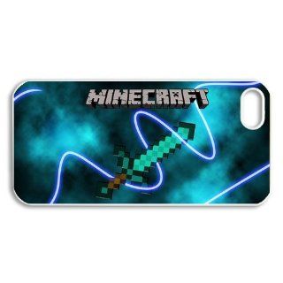 Minecraft Game Awesome Image Hard Anti slip Back Protective Custom Cover Case for Apple iPhone 5 5G 5S 705_03 Cell Phones & Accessories