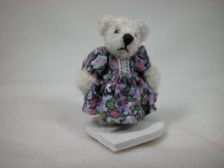 World of Miniature Bears 1.25" Cashmere Bear #723A Collectible Miniature Bear Made by Hand Toys & Games