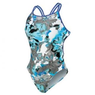Nike Tie Dye Floral Spider Back Tank Female  Athletic One Piece Swimsuits  Clothing