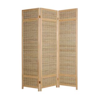 73 Sheet Bamboo Screen 3 Panel Room Divider