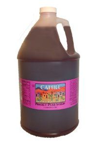 Prickly Pear Cactus Syrup   All Natural   One Gallon  Cocktail Mixes  Grocery & Gourmet Food