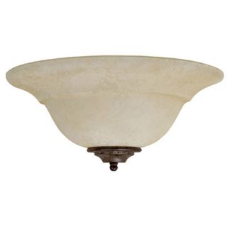 Capital Lighting Two Light Wall Sconce with Rust Scavo Glass Shade