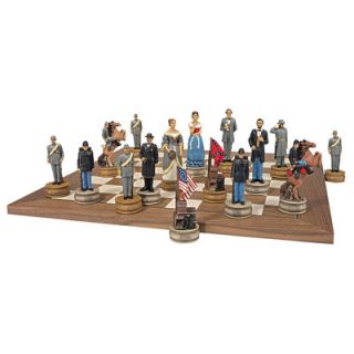 Design Toscano Civil War Sculptural Chess Pieces