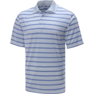 TOMMY ARMOUR Mens Striped Short Sleeve Golf Polo   Size 2xl, Bright White