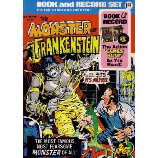 The Monster of Frankenstein 1974 Book and Record Set (with 45 RPM Record) (PR14) Power Records Books