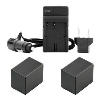 2 Canon BP 718 BP 709 Equivalent Battery and 1 Charger Kit for VIXIA HF M50, M500, M52, R30, R300, R32  Camcorder Batteries  Camera & Photo