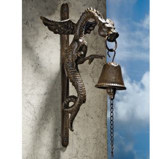 Design Toscano Florentine Dragon Gothic Iron Doorbell (Set of 2)