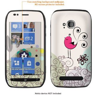 Protective Decal Skin Sticker for Nokia Lumia 710 case cover Lumia710 75 Cell Phones & Accessories
