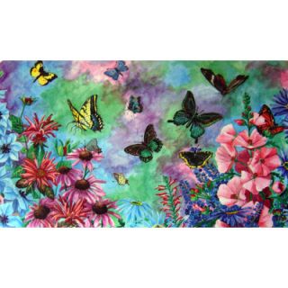 Custom Printed Rugs Butterflies Doormat