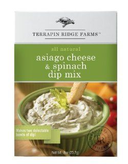 Asiago Cheese and Spinach Dip Mix (Pack of 2)  Vegetable Dips  Grocery & Gourmet Food