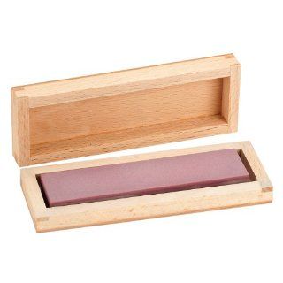 Gesswein 350 1103 Ruby Bench Stone, 4" x 1" x 3/8", Fine Grit, Finished on both sides Sharpening Stones