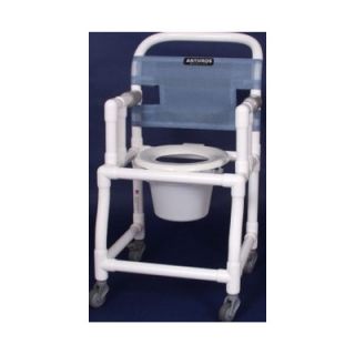 Anthros Medical 18 PVC Bedside Commode / Shower Chair