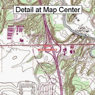 USGS Topographic Quadrangle Map   Berea, Ohio (Folded/Waterproof)  Outdoor Recreation Topographic Maps  Sports & Outdoors