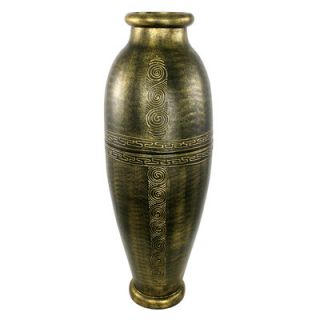 PoliVaz Round Urn Floor Vase