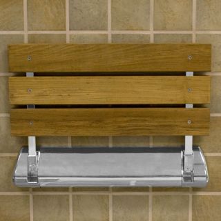 Teakworks4u Teak Wall Mount Fold Down Shower Bench/Seat