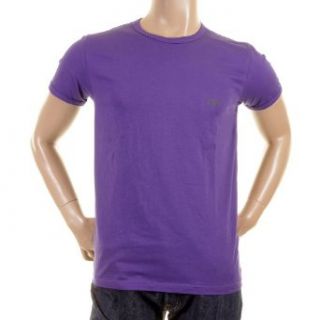 Emporio Armani violet crew neck t shirt 110853 2P540 EAM0317 Clothing
