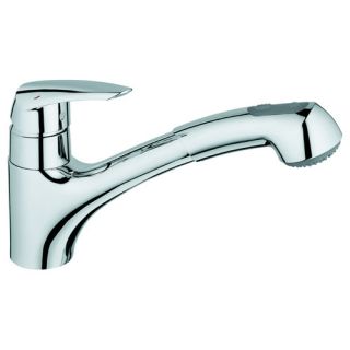 Grohe Eurodisc Single Handle Single Hole Kitchen Faucet with Watercare
