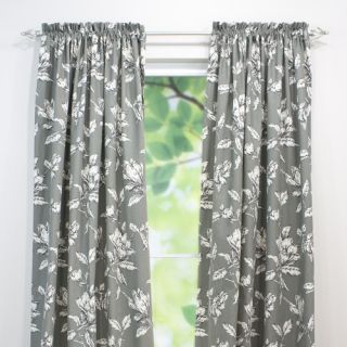 Chooty & Co Valdosta Mist Tab Top Rod Pocket Curtain Single Panel