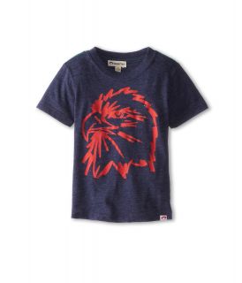 Appaman Kids Super Soft Classic Cotton Tee w/ Eagle Graphic Boys Short Sleeve Pullover (Navy)