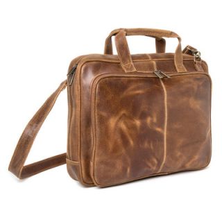 Le Donne Leather Distressed Laptop Leather Briefcase