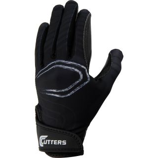 CUTTERS Adult S250 Rev Football Receiver Gloves   Size Medium, Black