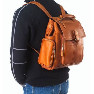 Clava Leather Vachetta Urban Survival Backpack in Tan
