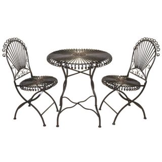 Lucille 3 Piece Bistro Set