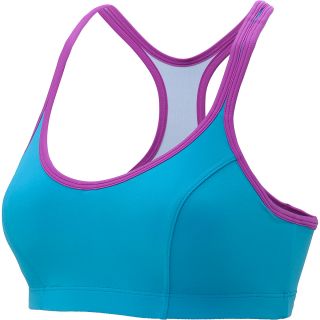 CHAMPION Womens Shape T Back Sports Bra   Size 34b, Turquoise/raspberry