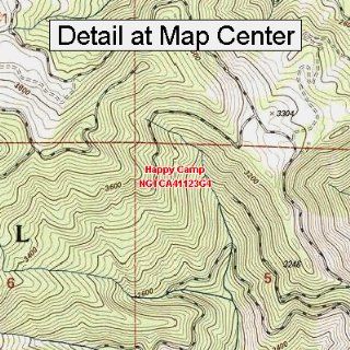 USGS Topographic Quadrangle Map   Happy Camp, California (Folded/Waterproof)  Outdoor Recreation Topographic Maps  Sports & Outdoors