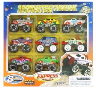 Monster Truck 8 Pc. Collection Toys & Games