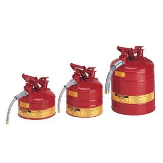 Justrite Type ll Safety Cans for Flammables   2gal safety can w/5/8