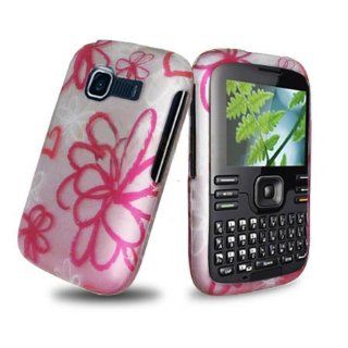 Hard Plastic Snap on Cover Fits Kyocera S2300 Torino Lime Flower Rubber US Cellular Cell Phones & Accessories